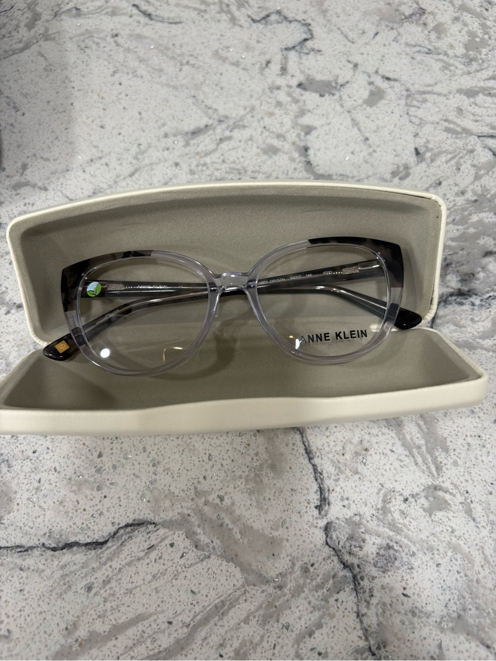 Anne Klein never worn Women's RX  Gray Fashion Glasses.